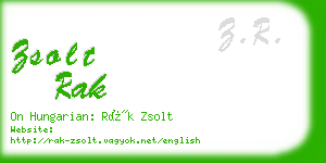 zsolt rak business card